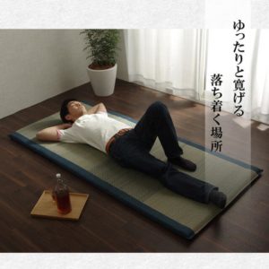 Tatami rush grass nap Fluffy Foldable Sleeping Mattress Made in Japan