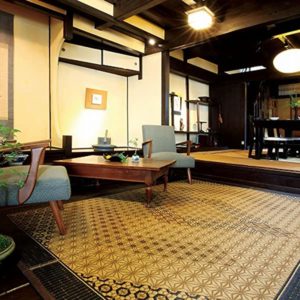 Tatami Rush Rug Carpet DX Kumiko Brown Color Made in Japan