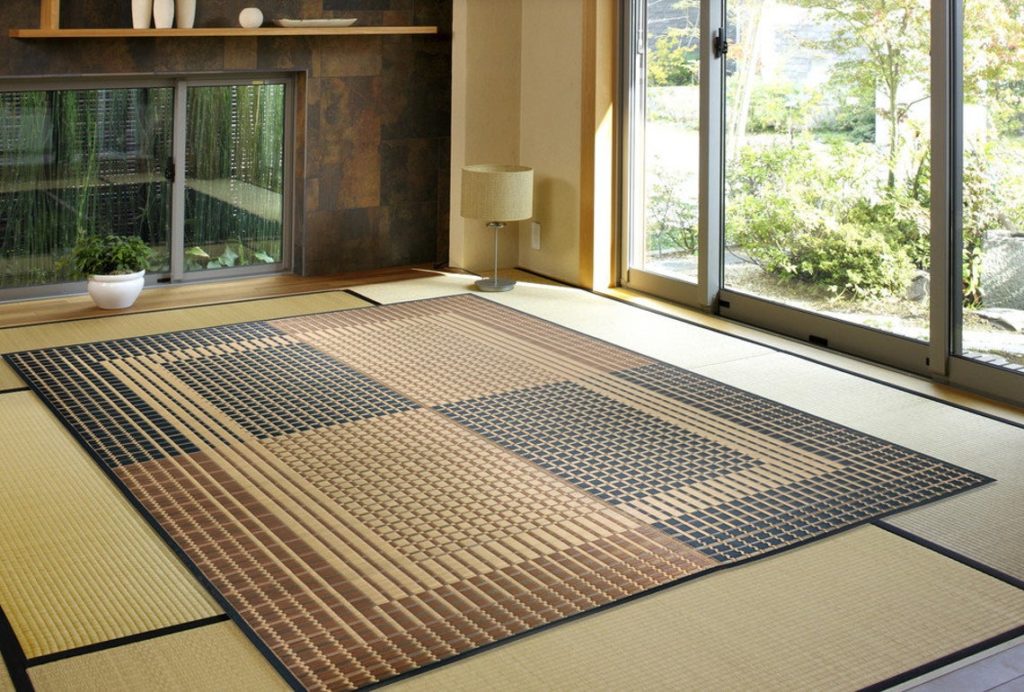 Tatami Rug Carpet Ukyo Beige nonslip type Made in Japan Tokyo Store