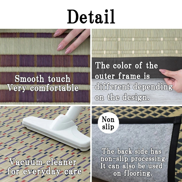 Rush Tatami mat Rug Carpet Ukyo Details
