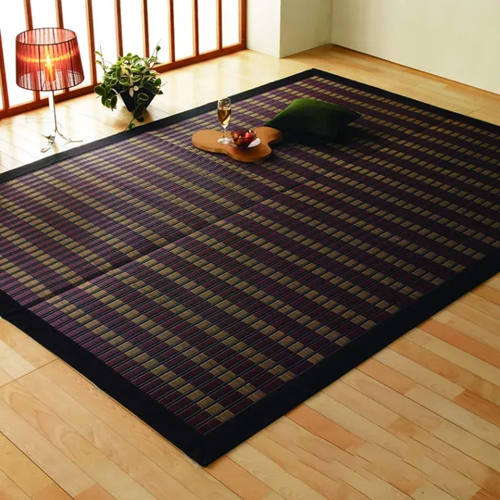 Kakegawa weave Tatami rug carpet Japanese Black modern style made