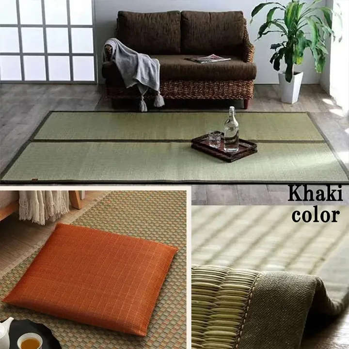 The goza carpet is made entirely of the surface portion of tatami