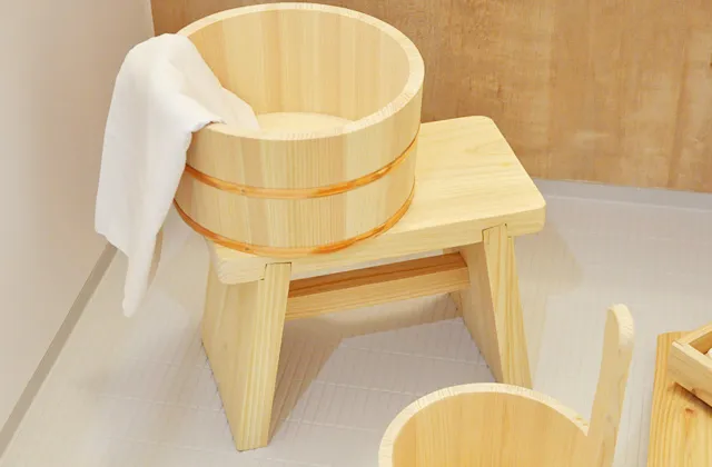 Japanese Hinoki Handmade Bath Bucket