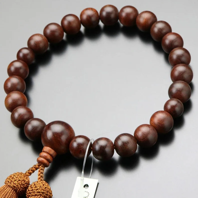 Red Sandalwood Prayer Beads by Backpack Buddha