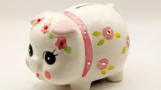 MASTERS PIGGY BANK 陶器製 Crystal Pig Piggy Bank Made in Japan | Tokyo Store | Tatami Mat