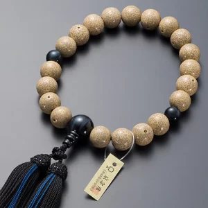 Rosary Mala Juzu Prayer beads High quality Star Moon Bodhi Tree Blue Tiger Eye Stone Made in Kyoto