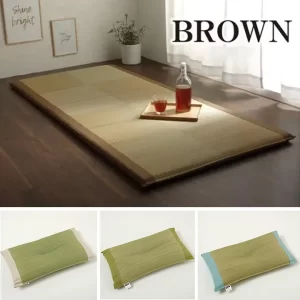 Tatami Rush nap mattress and Tatami flat pillow set made in japan