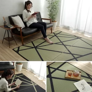 Tatami Rush Rug Carpet Japanese Modern Made in Japan Non Slip Type