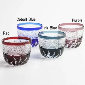 Kiriko sake glass cup handmade